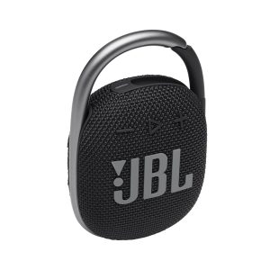 JBL Clip 4 Noir - Mini enceinte portable sans fil - Bluetooth 5.1 - Conception étanche IP67 - USB-C - Autonomie 10h - Mousqueton intégré