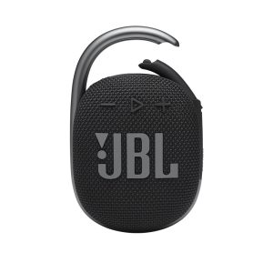 JBL Clip 4 Noir - Mini enceinte portable sans fil - Bluetooth 5.1 - Conception étanche IP67 - USB-C - Autonomie 10h - Mousqueton intégré