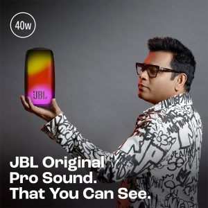 JBL Pulse 5 Noir - Enceinte portable sans fil - 40 Watts - Bluetooth 5.3 - Effets lumineux - Autonomie 12h - Etanche IP67