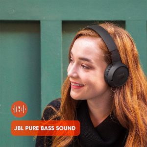JBL Tune 510BT Noir - Casque supra-auriculaire fermé sans fil - Bluetooth 5.0 - Commandes/Micro - Autonomie 40h - Pliable
