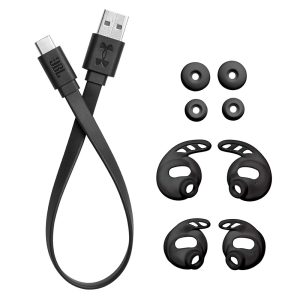 JBL Under Armour True Wireless Flash X - Écouteurs de sport sans fil à Réduction de Bruit Passive et étui de recharge en aluminum