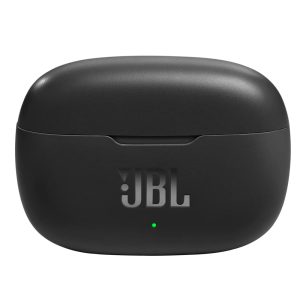 JBL Wave 200TWS Noir - Écouteurs intra-auriculaires True Wireless - Bluetooth 5.0 - Commandes/Micro - Autonomie 5h + 15h - Boîtier charge/transport - IPX2