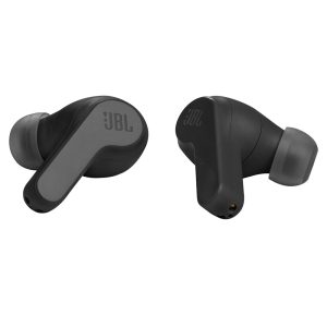JBL Wave 200TWS Noir - Écouteurs intra-auriculaires True Wireless - Bluetooth 5.0 - Commandes/Micro - Autonomie 5h + 15h - Boîtier charge/transport - IPX2