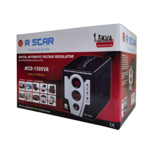 Régulateur de tension automatique à LED 1500VA, contrôle par microprocesseur - R SCAR MCD-1500VA