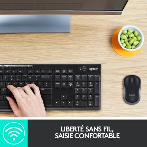 LOGITECH MK270 CLAVIER + SOURIS SANS FIL ORIGINAL