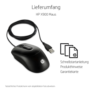 HP SOURIS USB X900 ORIGINAL POUR MAC ET PC