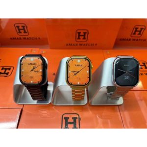 MONTRE CONNECTEE ELECTRONIQUE POUR HOMMES ET FEMMES AVEC MULTIPLES BRACELETS AMAX WATCH 9 SMART WATCH