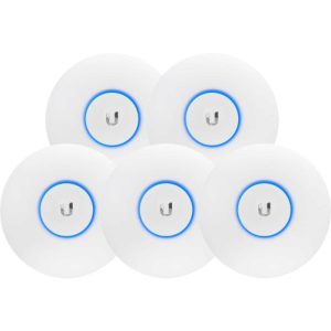 Pack de 5 accèss Point WiFi intérieur MIMO A/B/G/N/AC PoE double bande 2,4 et 5 GHz 867 Mbps point d'accès intérieur