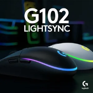 Logitech Gaming Mouse G102 LIGHTSYNC - Souris - pour droitiers - Optique - 6 Boutons - Filaire - USB - Noir - Logitech G102 Lightsync Original Souris filaire pour gamer