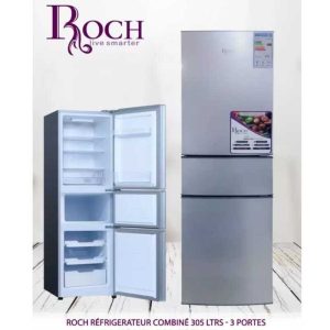 REFRIGERATEUR ROCH 3PORTES COMBINE 3TIROIRS RFR305