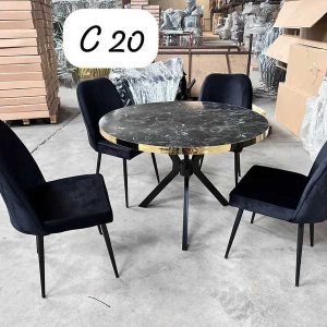 TABLE A MANGER ROND C20