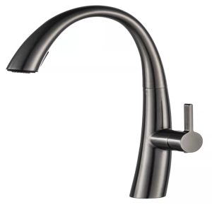 Robinet cuisine monocommande extractible en inox CLK-509GA