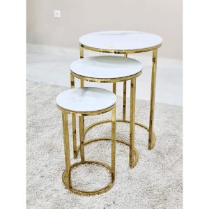 TABLE BASSE CAFE 3PIECES
