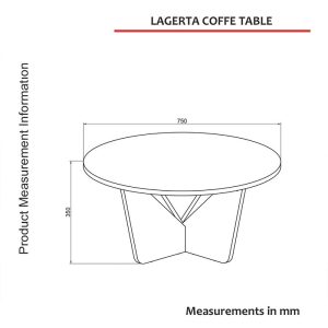 TABLE BASSE LAGERTA ORTA SEHPA BLANC B100B