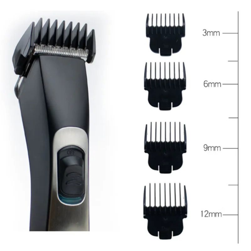 HTC AT-129C-3 HTC – tondeuse à barbe électrique sans fil, Rechargeable par USB, rasoir à lame en céramique, Machine de coiffeur pour hommes HTC AT-129C.