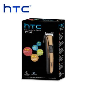 Tondeuse à Barbe et Cheveux Sans Fil Rechargeable Pour hommes et femmes, Rasoir électrique pour cheveux HTC AT-205