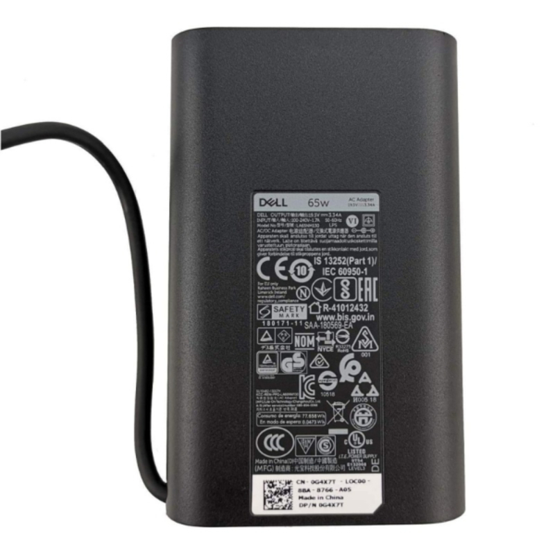 DELL 19.5V3.34A 4.5_3.0MM (Original)-15 Chargeur Ordinateur Portable DELL 19.5V3.34A 4.5*3.0MM (Original)