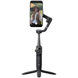 Stabilisateur pour smartphone - Pliable - Attache magnétique - Portrait/Paysage - 6h24 d'autonomie - Bluetooth 5.1 DJI Osmo Mobile 6
