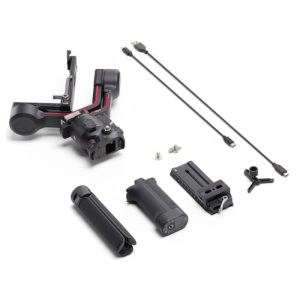 Stabilisateur pour appareil photo - Ecran tactile OLED 1.8" - Charge maximale 3 kg - Bluetooth 5.0/USB-C - Autonomie 12h - Trépied DJI RS 3