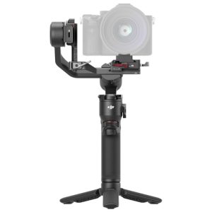 Stabilisateur pour appareil photo - Ecran tactile 1.4" - Charge maximale 2 kg - Bluetooth 5.1/USB-C - Autonomie 10h - Trépied DJI RS 3 Mini