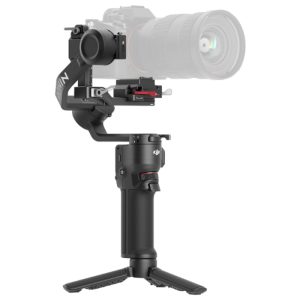 Stabilisateur pour appareil photo - Ecran tactile 1.4" - Charge maximale 2 kg - Bluetooth 5.1/USB-C - Autonomie 10h - Trépied DJI RS 3 Mini