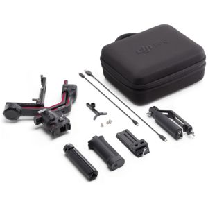Stabilisateur professionnel pour appareil photo - Ecran tactile OLED 1.8" - Charge maximale 4.5 kg - Bluetooth 5.0/USB-C - Autonomie 12h - Trépied DJI RS 3 Pro
