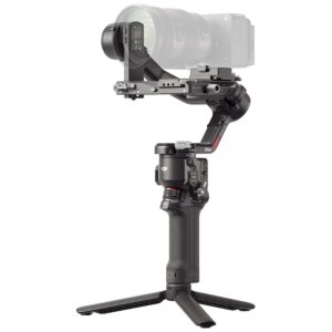Stabilisateur pour appareil photo - Ecran tactile OLED 1.8" - Charge maximale 3 kg - Bluetooth 5.1/USB-C - Autonomie 12h - Trépied DJI RS 4