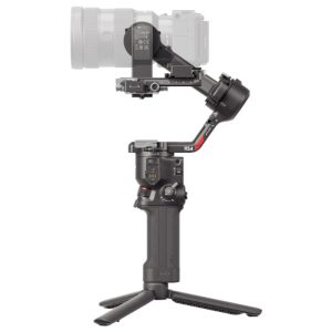 Stabilisateur pour appareil photo - Ecran tactile OLED 1.8" - Charge maximale 3 kg - Bluetooth 5.1/USB-C - Autonomie 12h - Trépied DJI RS 4
