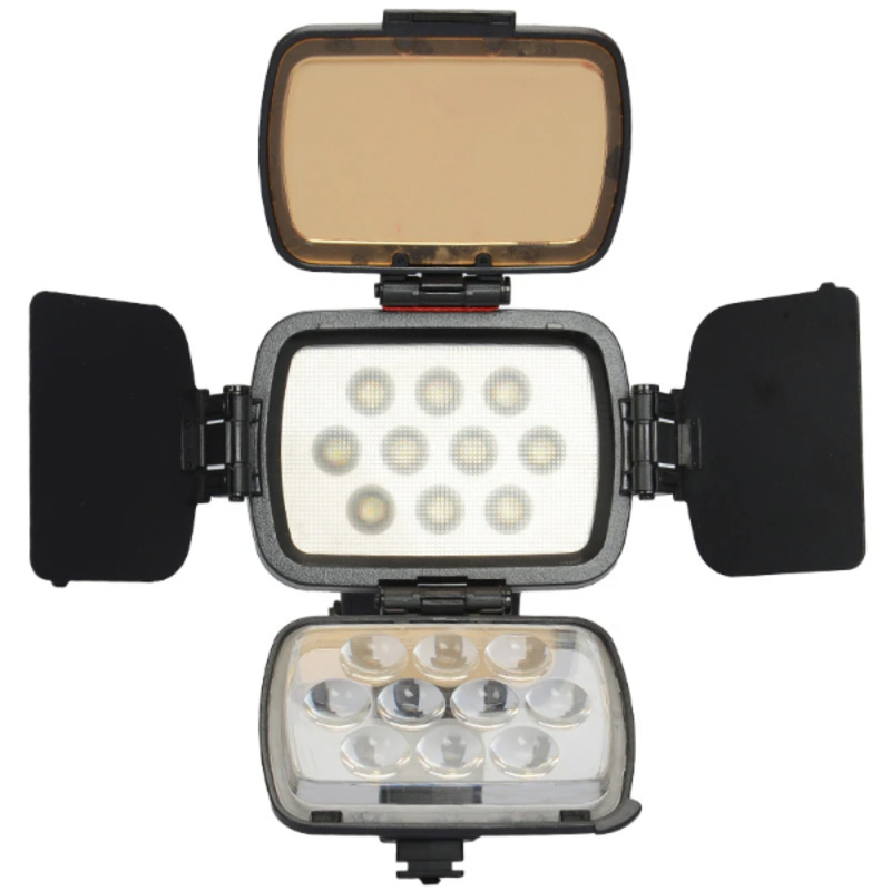 LED PROFESSIONELLE LED-VL001A+-2 Eclairage / minette LED pour appareil photo reflex numérique. Très bonne luminosité pour prendre des vidéos.