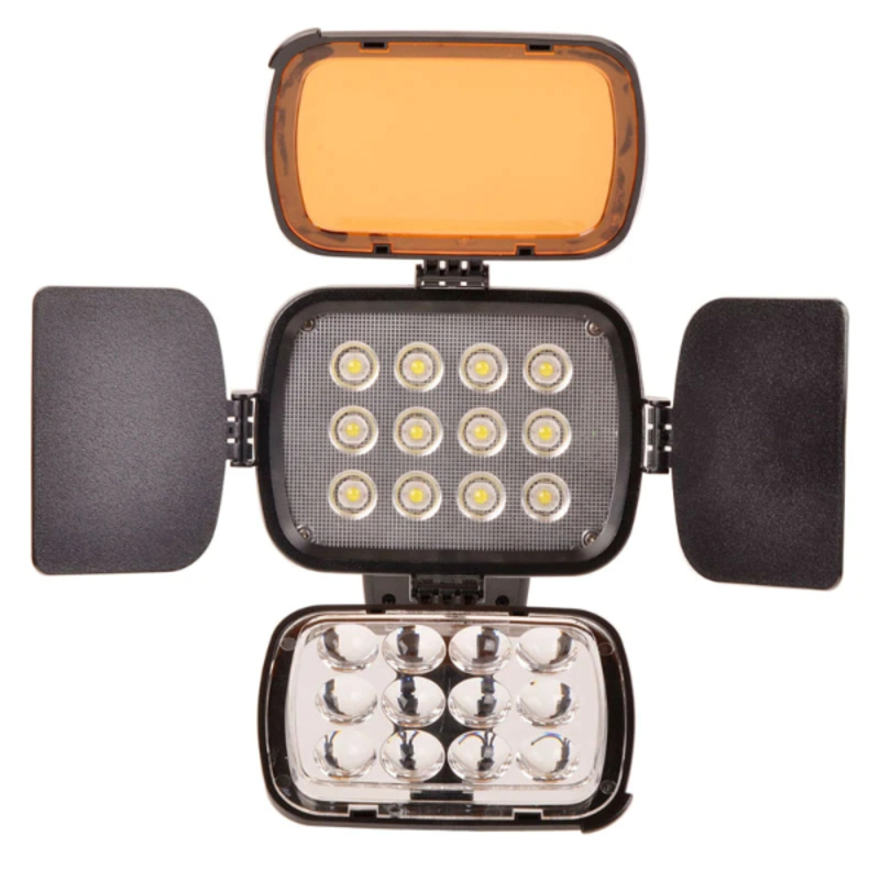 LED PROFESSIONELLE LED-VL015-1 Eclairage / minette LED pour appareil photo reflex numérique. Très bonne luminosité pour prendre des vidéos.