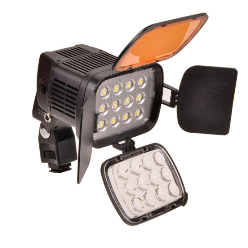 LED PROFESSIONELLE LED-VL015-2 Eclairage / minette LED pour appareil photo reflex numérique. Très bonne luminosité pour prendre des vidéos.