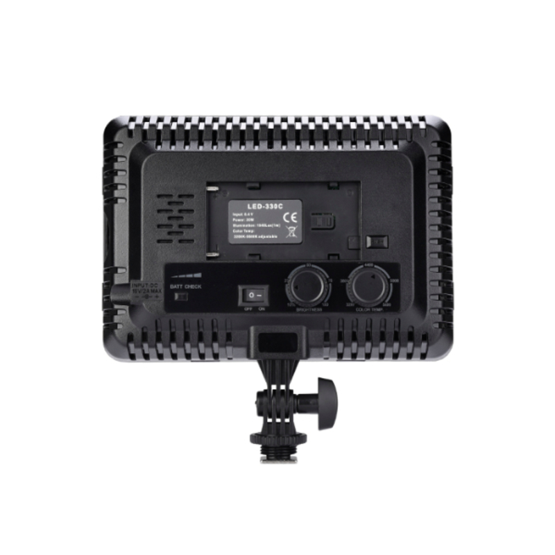 LED PROFESSIONNELLE LED-330RC-2 Eclairage / minette LED pour appareil photo reflex numérique. Très bonne luminosité pour prendre des vidéos.LED-330RC