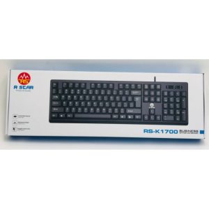RSCAR CLAVIER Simple noir AVEC FIL USB RS-K1700
