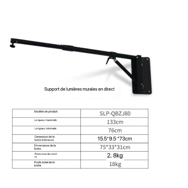 Support Murale SLP-QBZJ80-3