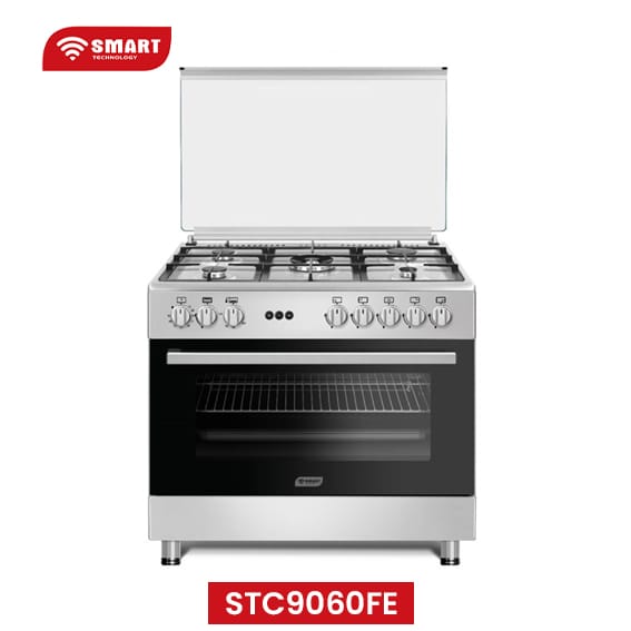 CUISINIERE SMART TECHNOLOGY 5FEUX 90X60 A GAZ HAUT DE GAME GRIS STC9060FE CUISINIERE SMART TECHNOLOGY 5FEUX 90X60 A GAZ HAUT DE GAME GRIS STC9060FE Vente Achat Dakar Sénégal