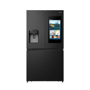REFRIGERATEUR HISENSE SIDE BY SIDE 4PORTES 522L AVEC FONTAINE + ECRAN NOIR WIFI RC68WC4SB Vente achat Dakar Sénégal