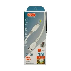 Câble de Données Rapide OFYi CA-01T – 1M USB-C (2.4A) Vente achat Dakar Sénégal