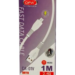 Câble de Données Rapide OFYi CA-01V – 1M Micro USB (V8) (2.4A) Vente achat Dakar Sénégal
