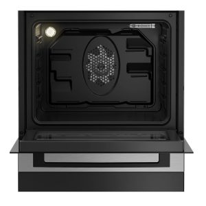 Cuisinière Beko 4 Feux A Gaz avec four électrique 60x60 Multifonction Acier Inoxydable Full Option FSE62110DX