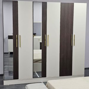 CHAMBRE A COUCHER 6BATTANTS 4PIECES GRIS MARRON BEIGE PIAZZA Vente achat Dakar Sénégal