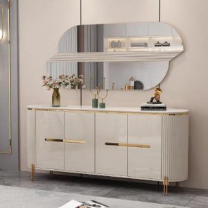 TABLE CONSOLE 180X40CM + MIROIR 130X70CM GRIS G6318 + M6318Vente achat Dakar Sénégal