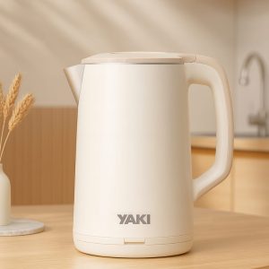 BOUILLOIRE YAKI 2.5LITRES ELECTRIQUE BEIGE YK25P01 Vente achat