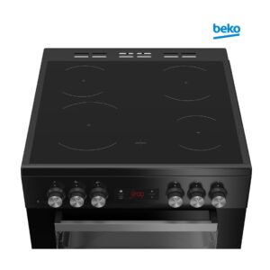 CUISINIERE BEKO 4FEUX 60X60 INDUCTION + FOUR ELECTRIQUE NOIR FSM6730SBCS Vente Achat Dakar Sénégal
