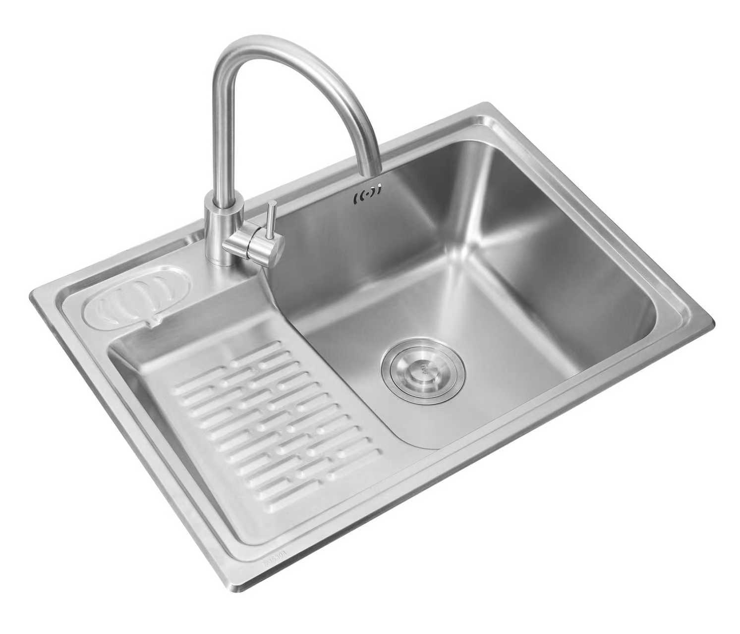 évier de cuisine 6645 en acier inoxydable 304-finition brossée-blanc évier de cuisine 6645 en acier inoxydable 304-finition brossée-blanc Vente achat Dakar Sénégal
