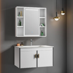 Meuble de salle de bain T-342 en fibre de carbone, coloris blanc Vente en ligne à Dakar Sénégal