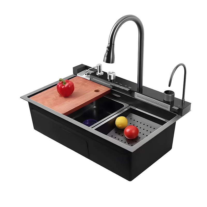 Vente et achat Dakar Sénégal Evier de cuisine 8046B en acier inoxydable 304-coloris noir 4 Vente et achat Dakar Sénégal Evier de cuisine 8046B en acier inoxydable 304-coloris noir