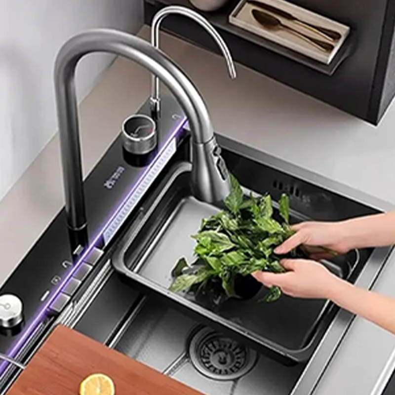 Vente et achat Dakar Sénégal Evier de cuisine 8046B en acier inoxydable 304-coloris noir 6 Vente et achat Dakar Sénégal Evier de cuisine 8046B en acier inoxydable 304-coloris noir