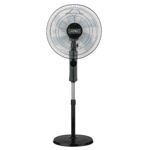 VENTILATEUR KOREQ 18" SUR PIED AVEC COMMANDE NOIR FS45A790 Vente achat Dakar Sénégal
