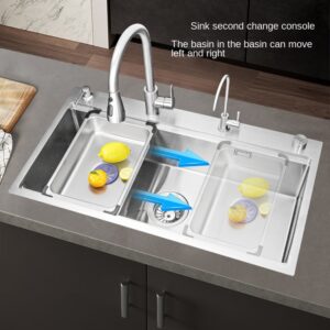 vente en ligne dakar Sénégal évier de cuisine 8848 en acier inoxydable 304-finition brossée