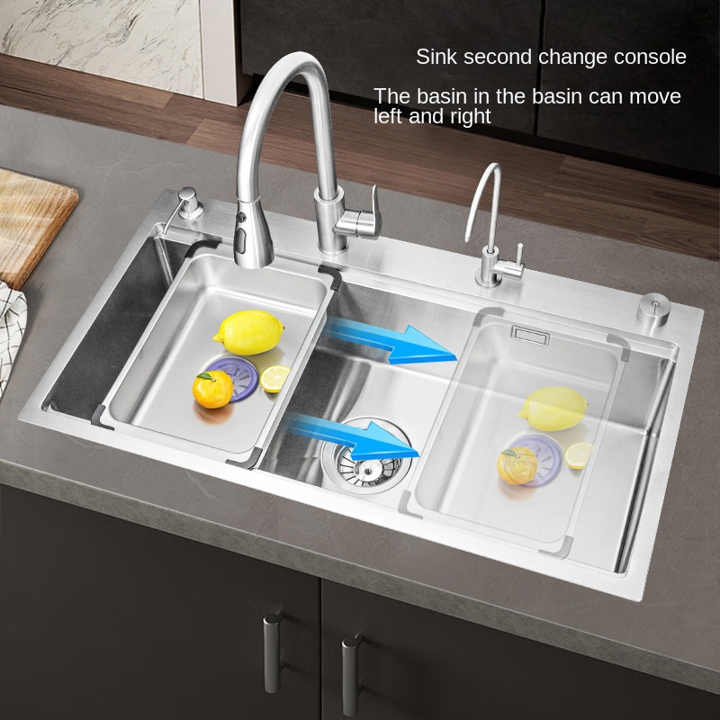 vente en ligne dakar Sénégal évier de cuisine 8848 en acier inoxydable 304-finition brossée 4 vente en ligne dakar Sénégal évier de cuisine 8848 en acier inoxydable 304-finition brossée